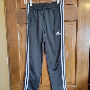 Adidas Sport Pants -- Black and White Snap up the Side Unisex (Size 10/12)